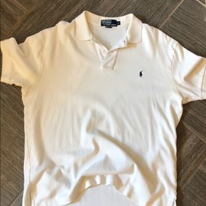 Mens medium white polo